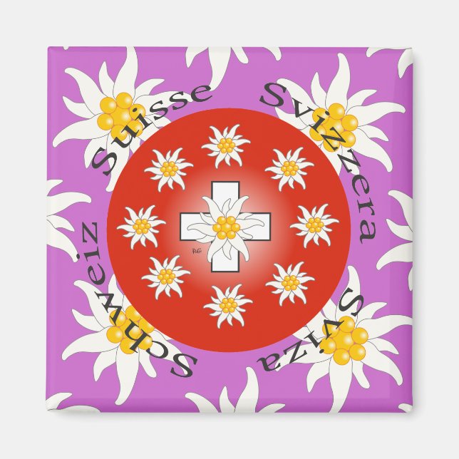 I Liebe Schweiz Magnet (Vorne)