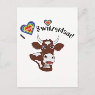 I Liebe Schweiz Postkarte