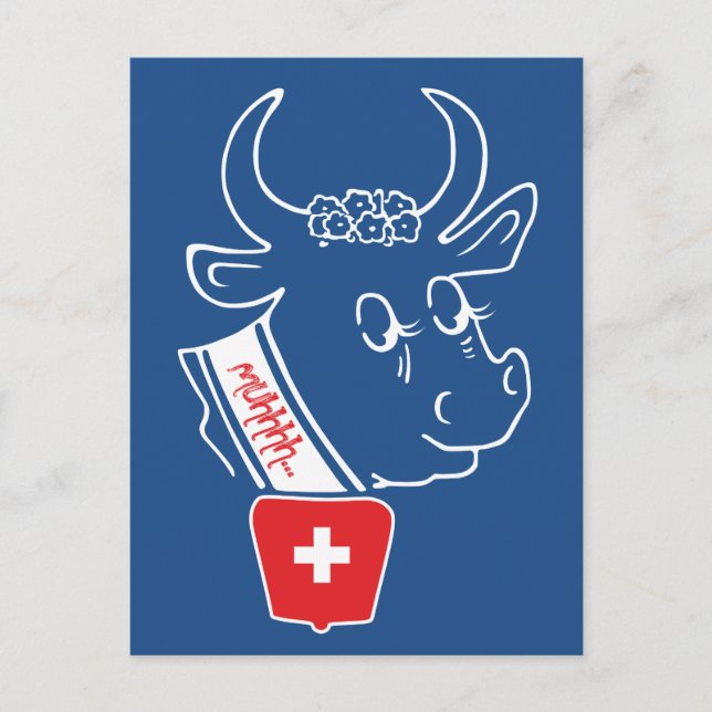 I Liebe Schweiz Postkarte (Vorderseite)