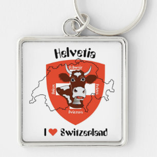 I Liebe Schweiz Schlüsselger Schlüsselanhänger