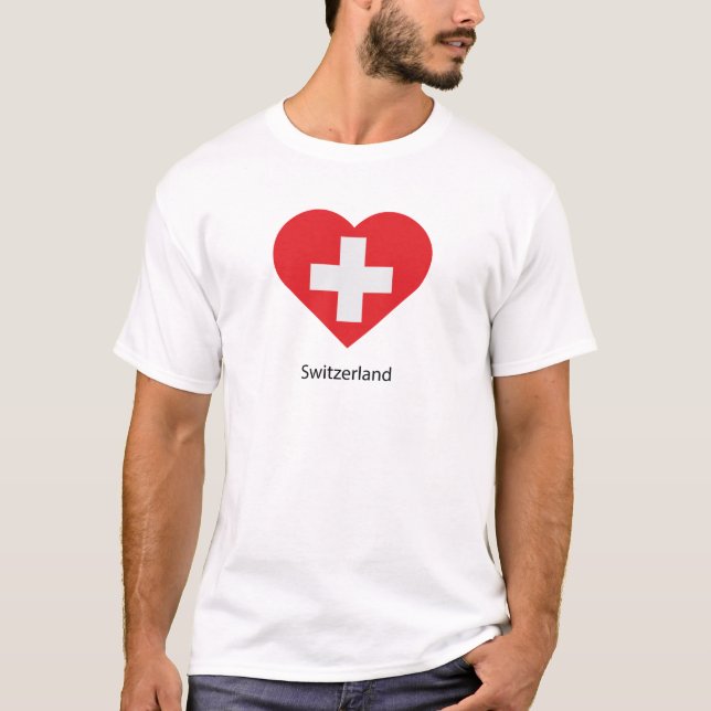 I Liebe Schweiz T-Shirt (Vorderseite)