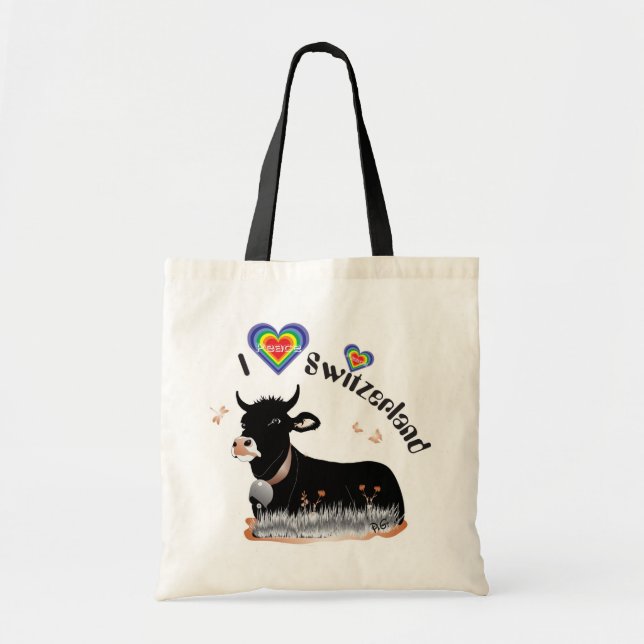 I Liebe Schweiz Tasche (Vorne)