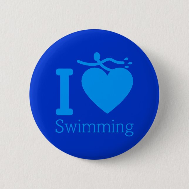 I Liebe-schwimmender Knopf Button (Vorderseite)