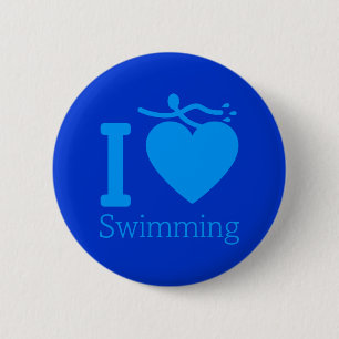 I Liebe-schwimmender Knopf Button