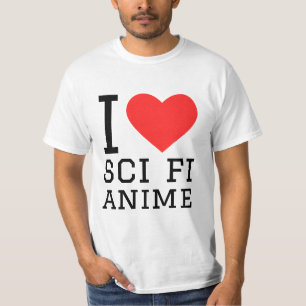 I Liebe sci fi anime T-Shirt
