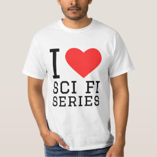 I Liebe sci fi Serie T-Shirt