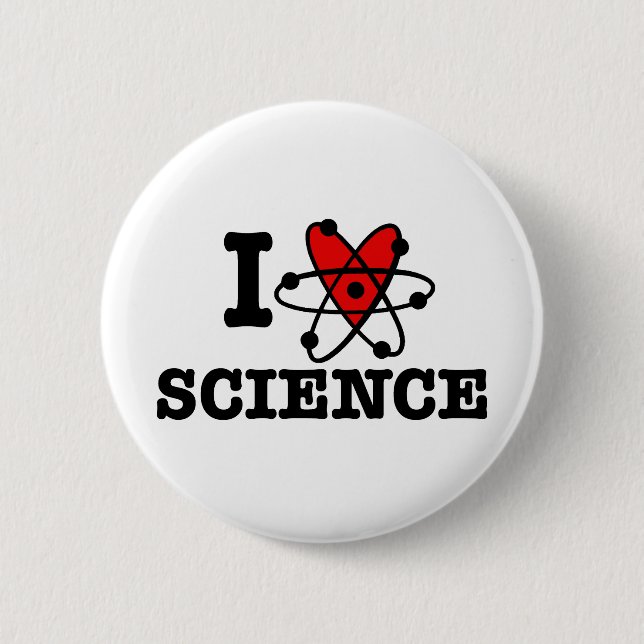 I Liebe Science Button (Vorderseite)