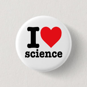 "I Liebe Science" Button