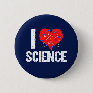 I Liebe Science Button