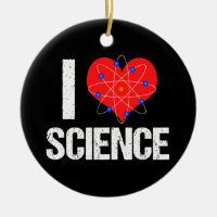 I Liebe Science Cool Atom Model Scientist