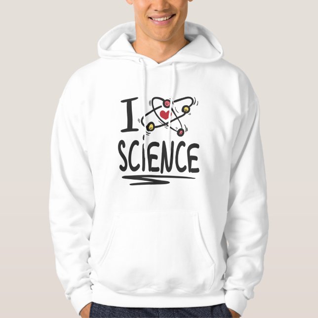 I Liebe Science Hoodie (Vorderseite)
