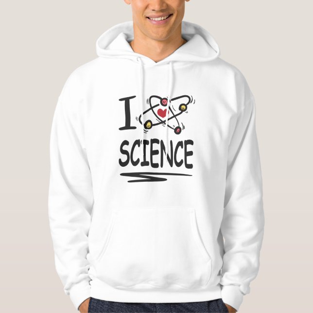 I Liebe Science Hoodie (Vorderseite)