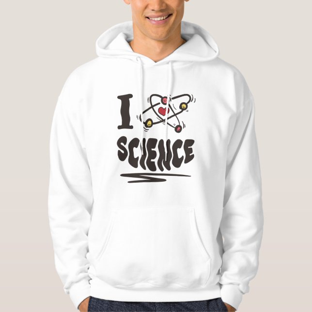 I Liebe Science Hoodie (Vorderseite)