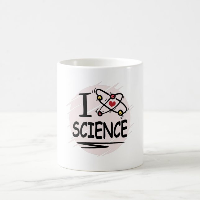 I Liebe Science Kaffeetasse (Mittel)
