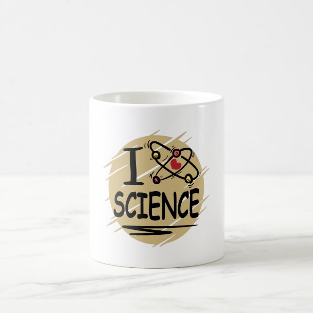 I Liebe Science Kaffeetasse (Mittel)