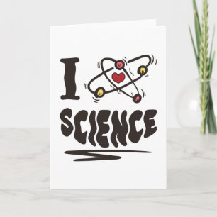 I Liebe Science Karte