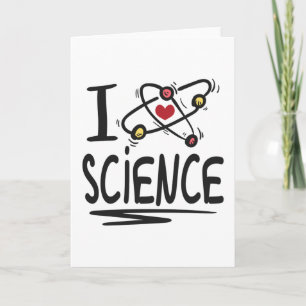 I Liebe Science Karte