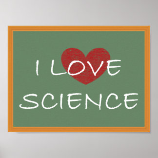 I Liebe Science Poster