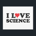 I Liebe Science Postkarte<br><div class="desc"></div>