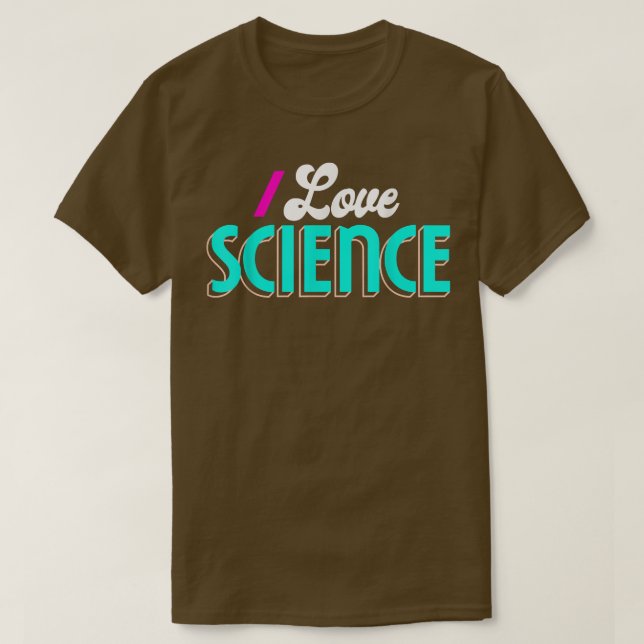 I Liebe Science Shirt Science (Design vorne)