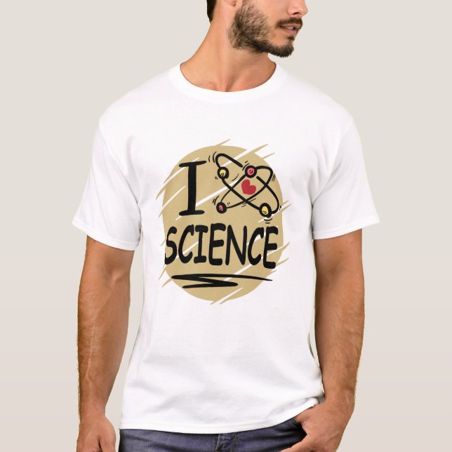 I Liebe Science T-Shirt (Vorderseite)