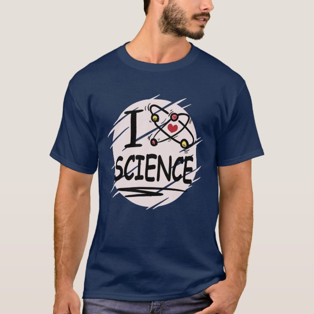 I Liebe Science T-Shirt (Vorderseite)