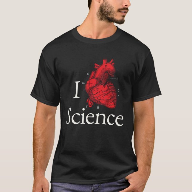 I Liebe Science T-Shirt (Vorderseite)
