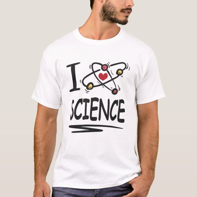 I Liebe Science T-Shirt (Vorderseite)