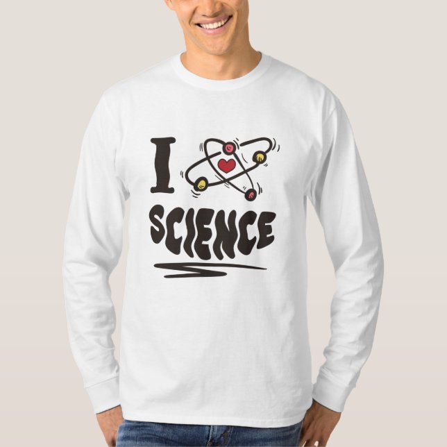 I Liebe Science T-Shirt (Vorderseite)