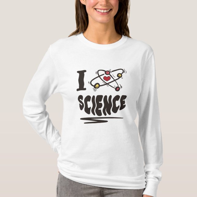 I Liebe Science T-Shirt (Vorderseite)