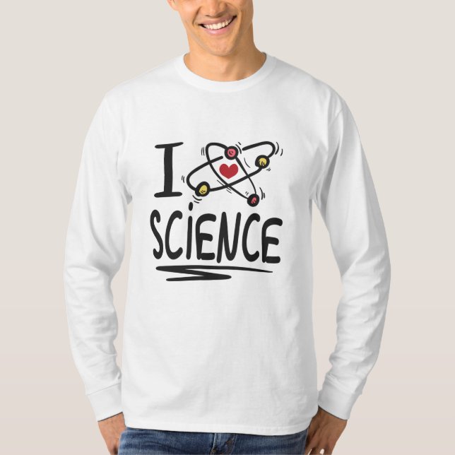 I Liebe Science T-Shirt (Vorderseite)