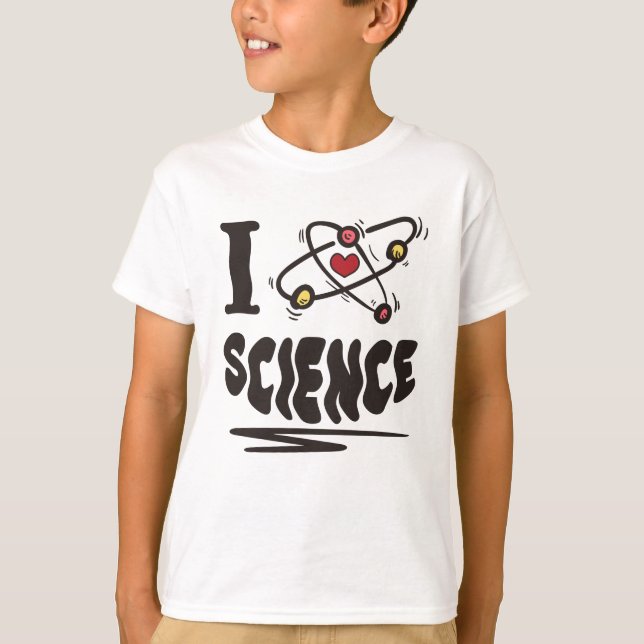 I Liebe Science T-Shirt (Vorderseite)