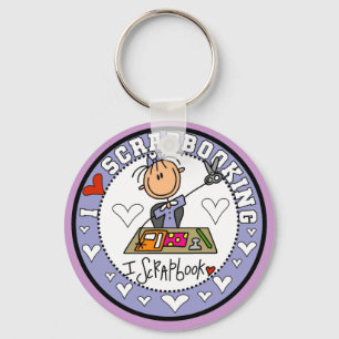 I Liebe Scrapbooking Schlüsselanhänger