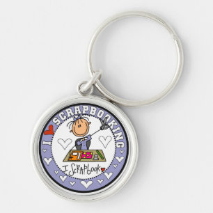 I Liebe Scrapbooking T-Shirts und Geschenke Schlüsselanhänger