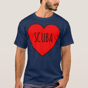I Liebe Scuba Heart T-Shirt