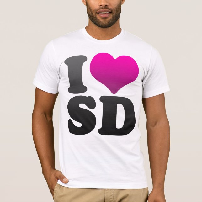 I LIEBE SD T-Shirt (Vorderseite)
