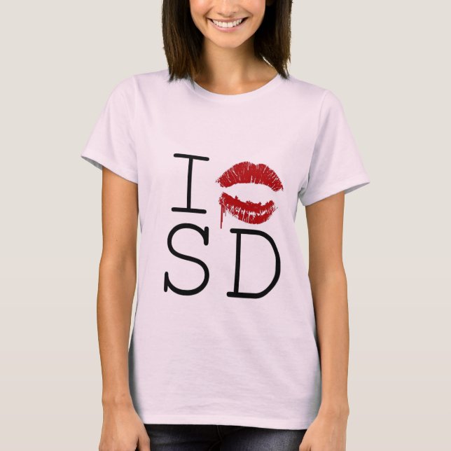 I LIEBE SD T-Shirt (Vorderseite)