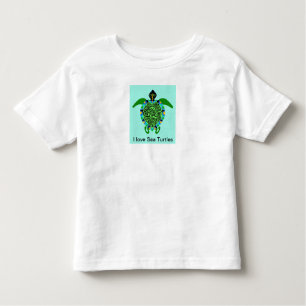 I Liebe Sea TURTLES - Tierfreund - wild Kleinkind T-shirt