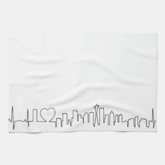 I Liebe Seattle in einer außerordentlichen Art Handtuch