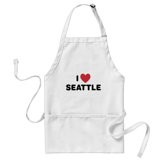 I Liebe Seattle Schürze (Vorne)