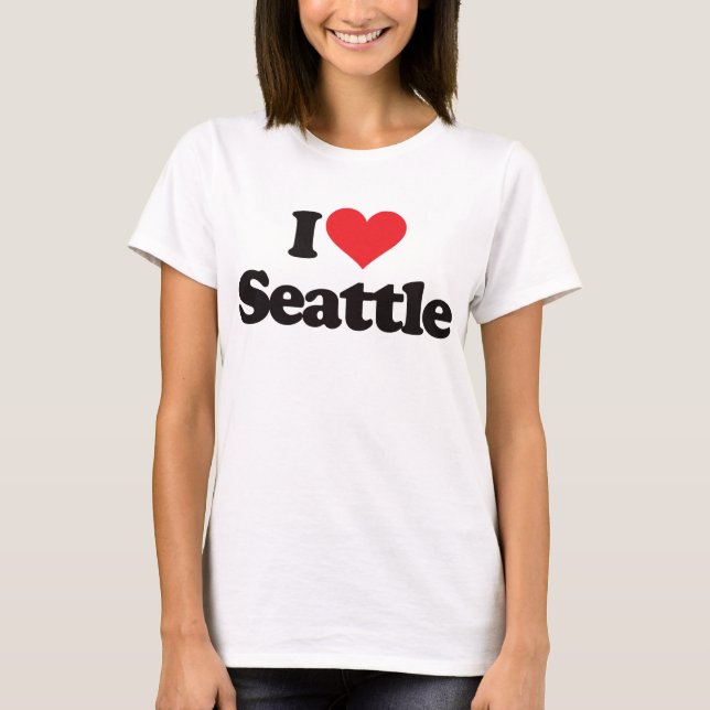 I Liebe Seattle T-Shirt (Vorderseite)
