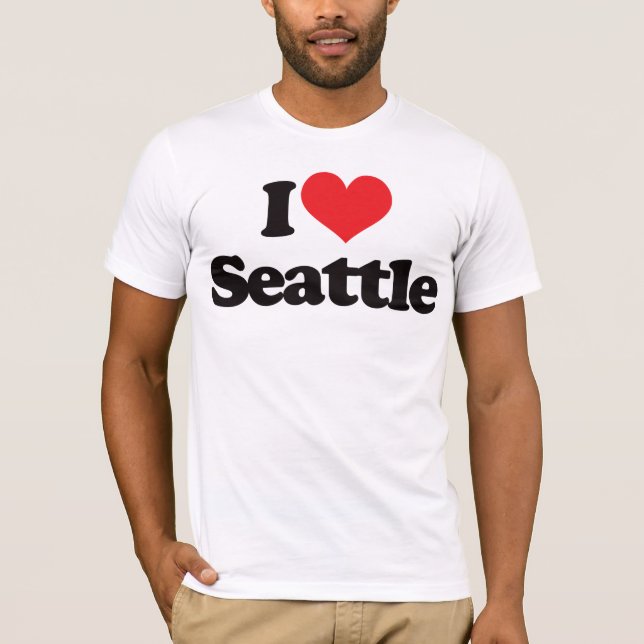 I Liebe Seattle T-Shirt (Vorderseite)