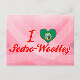 I Liebe Sedro-Woolley, Washington Postkarte
