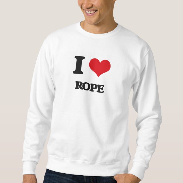 I Liebe-Seil Sweatshirt (Vorderseite)
