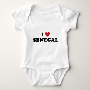 I Liebe Senegal Baby Strampler