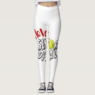I Liebe Senior Softball Leggings