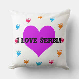 I Liebe Serbien Kissen