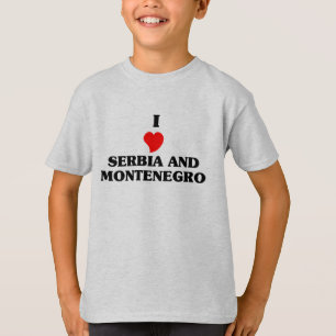 I Liebe Serbien und Montenegro T-Shirt