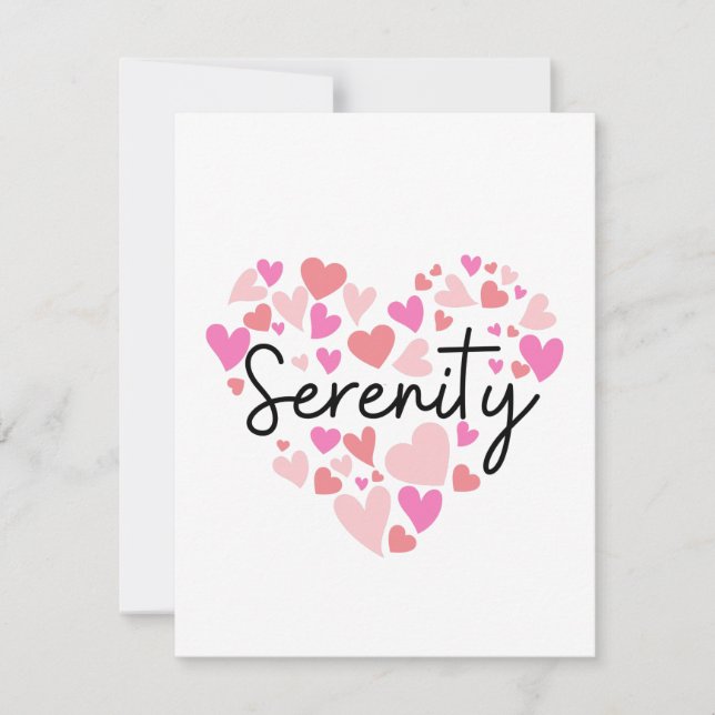 I Liebe Serenity Mitteilungskarte (Vorderseite)