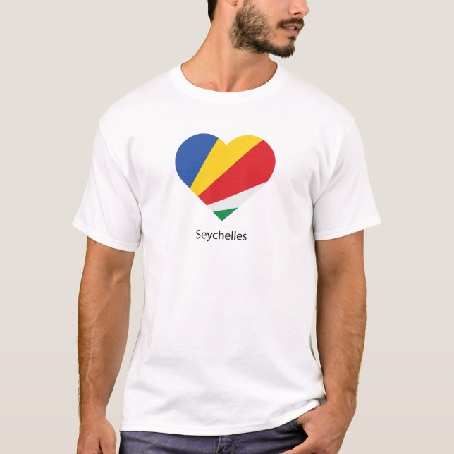 I Liebe Seychellen T-Shirt (Vorderseite)